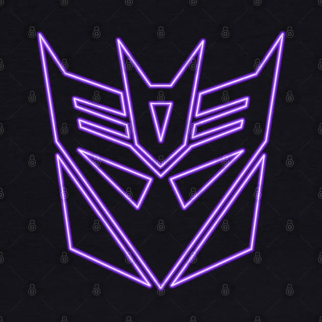 DECEPTICONS NEON SIGN by ROBZILLA